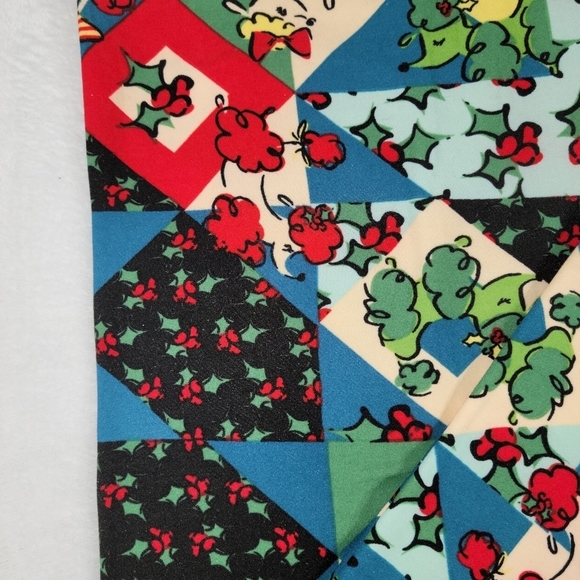 NWOT Vintage LuLaRoe Christmas Holiday Leggings size TC2 - Picture 2 of 6